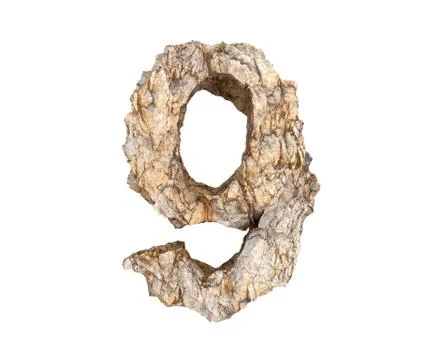 Stone symbol 9 Stock Illustration