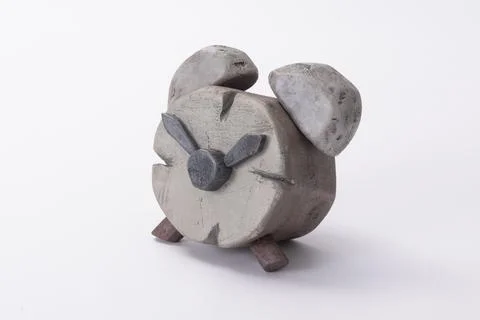 Stone Table Alarm Clock Stock Photos