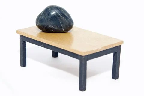 Stone on a table Stock Photos