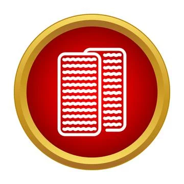 Stone tablets icon representing ten commandments law religion 스톡 일러스트