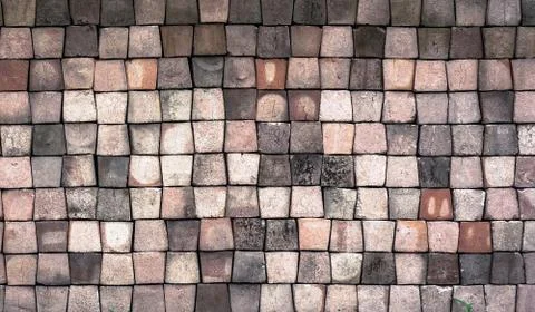 Stone texture and background. Abstract background made with stones. Stock Photos