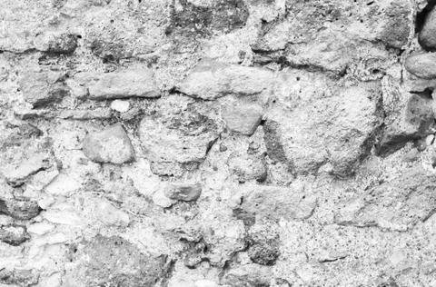 Stone texture background – wall in ancient building Stock Photos