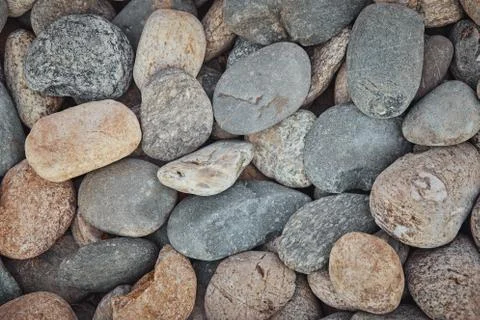 Stone texture closeup different shapes of stones Stock Photos