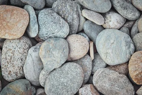 Stone texture closeup different shapes of stones Stock Photos