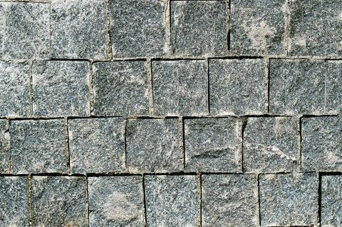Stone texture. Old stonework. Garden wall. The streets of the old city are .. Foto stock