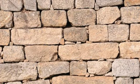 Stone texture of a rustic wall Stock Photos