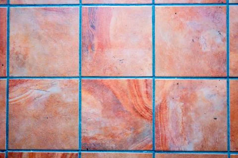 Stone texture tile background patchwork, brown Stock Photos