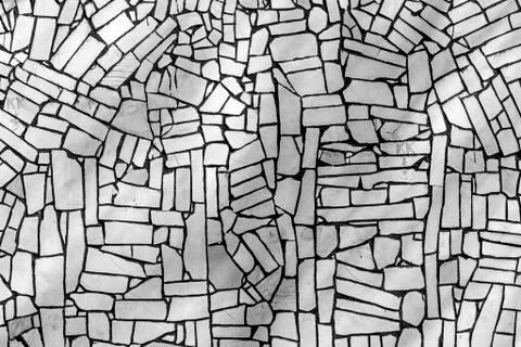 Stone Tile Abstract Wall Stock Photos