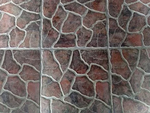 Stone Tile Pattern Background Stock Photos