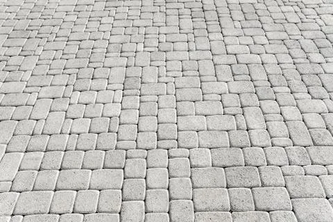Stone tile pavement. Background Foto stock