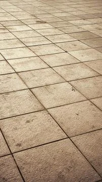 Stone tile pavement texture in perspective. Fotos Stock
