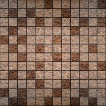 Stone tiles, stacked for seamless background Illustrazione stock