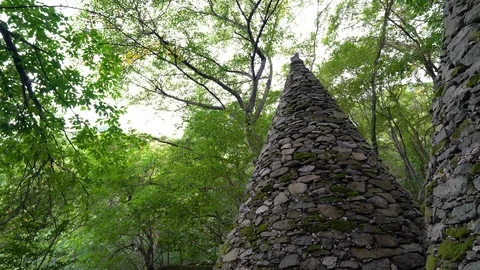 Stone tower Vídeo Stock 123949154