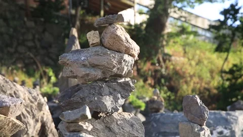 Stone tower in the Forest Vídeos de archivo 306034029