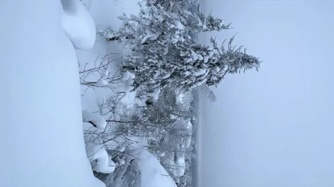 Stone Town in winter in the Perm region.  Stock Footage 256563743