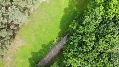 Stone Trail &amp; Grass Patch Video stock 111160002