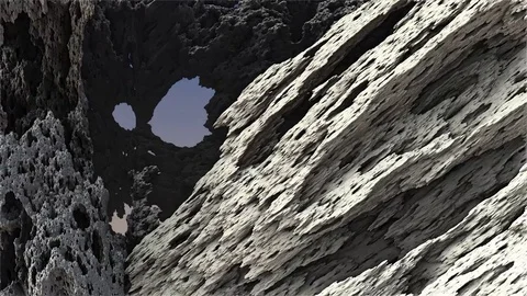 Stone travel 3D Stock Footage 72034606