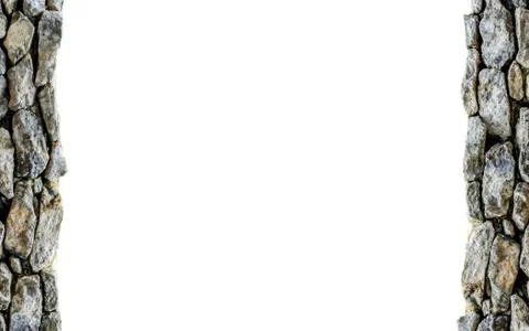 Stone vertical frame Stock Photos