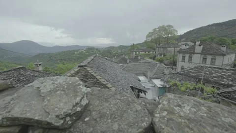 Stone village in Greece Stock Footage 243510007