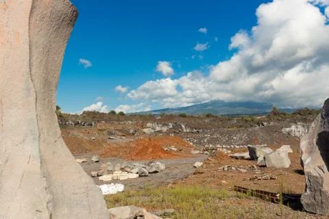Stone volcanic Stock Photos