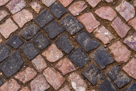 Stone walkway in Old Prague Foto stock