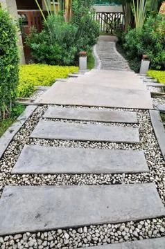 Stone walkway Stock Photos