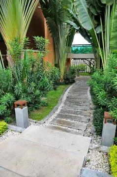 Stone walkway Stock Photos