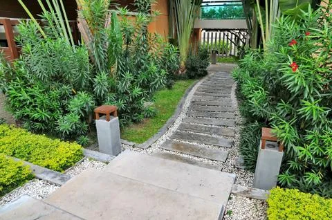 Stone walkway Stock Photos
