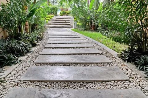 Stone walkway Stock Photos