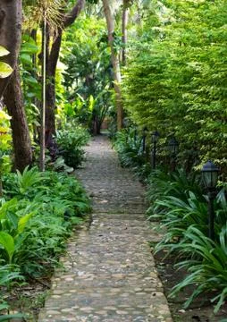 Stone walkway Stock Photos