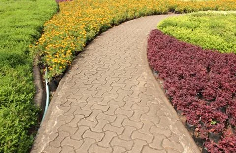 Stone  walkway Stock Photos