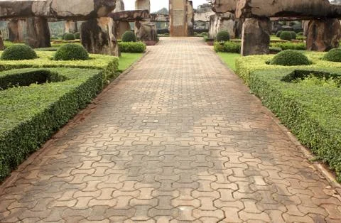 Stone  walkway Stock Photos