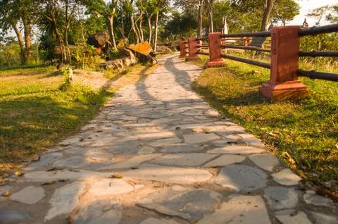 Stone walkway 스톡 사진