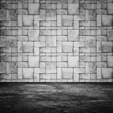 Stone wall 3d rendering Ilustración de archivo
