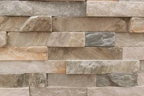 Stone wall of the acient castle. Stock Photos