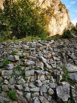 A stone wall in Aggtelek Stock Photos