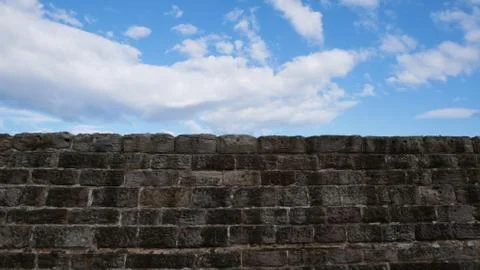 Stone Wall and Sky Stock Photos