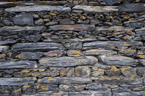 Stone wall background and backdrop, old stones Stock Photos