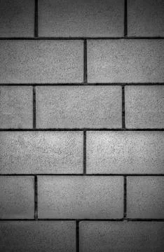 Stone wall background in black and white Stock Photos