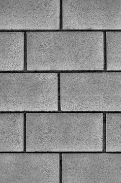 Stone wall background in black and white Stock Photos
