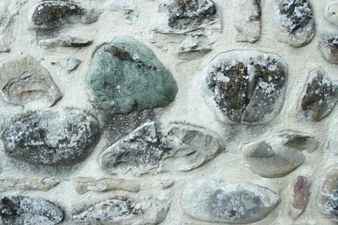 Stone wall background clear Stock Photos