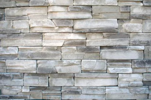 Stone wall background close up Stock Photos