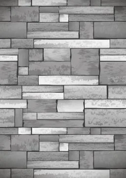Stone wall background Stock Illustration