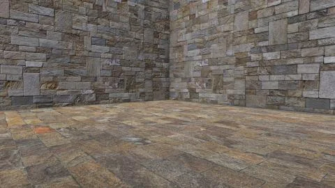 Stone wall background Stock Illustration