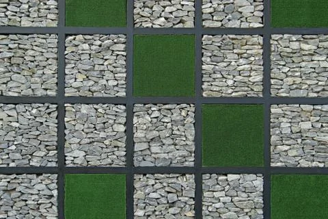 Stone wall background or texture Stock Photos