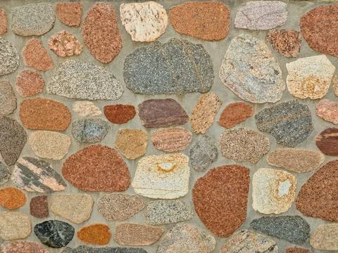 Stone wall as background or texture. modern style design real stone wall surface Stock Photos