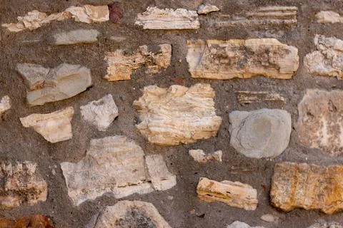 Stone wall as a background or texture. Foto stock