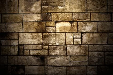Stone wall background Stock Photos