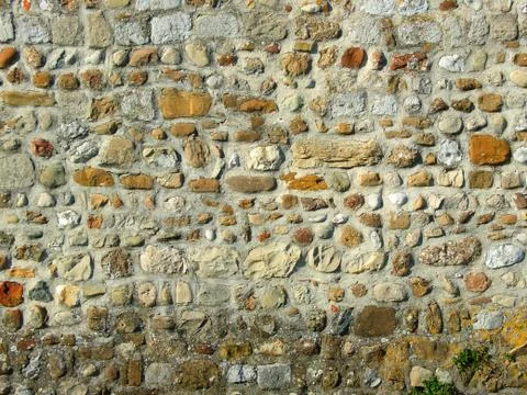 Stone wall background Stock Photos