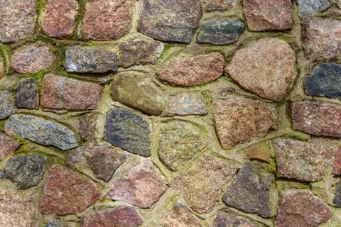 Stone wall background Stock Photos
